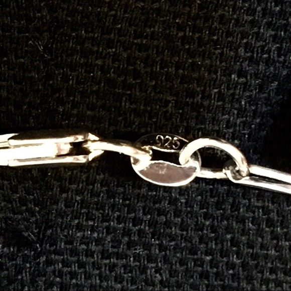 Sterling silver Fígaro chain 22" long x 3mm wide - Picture 4 of 4